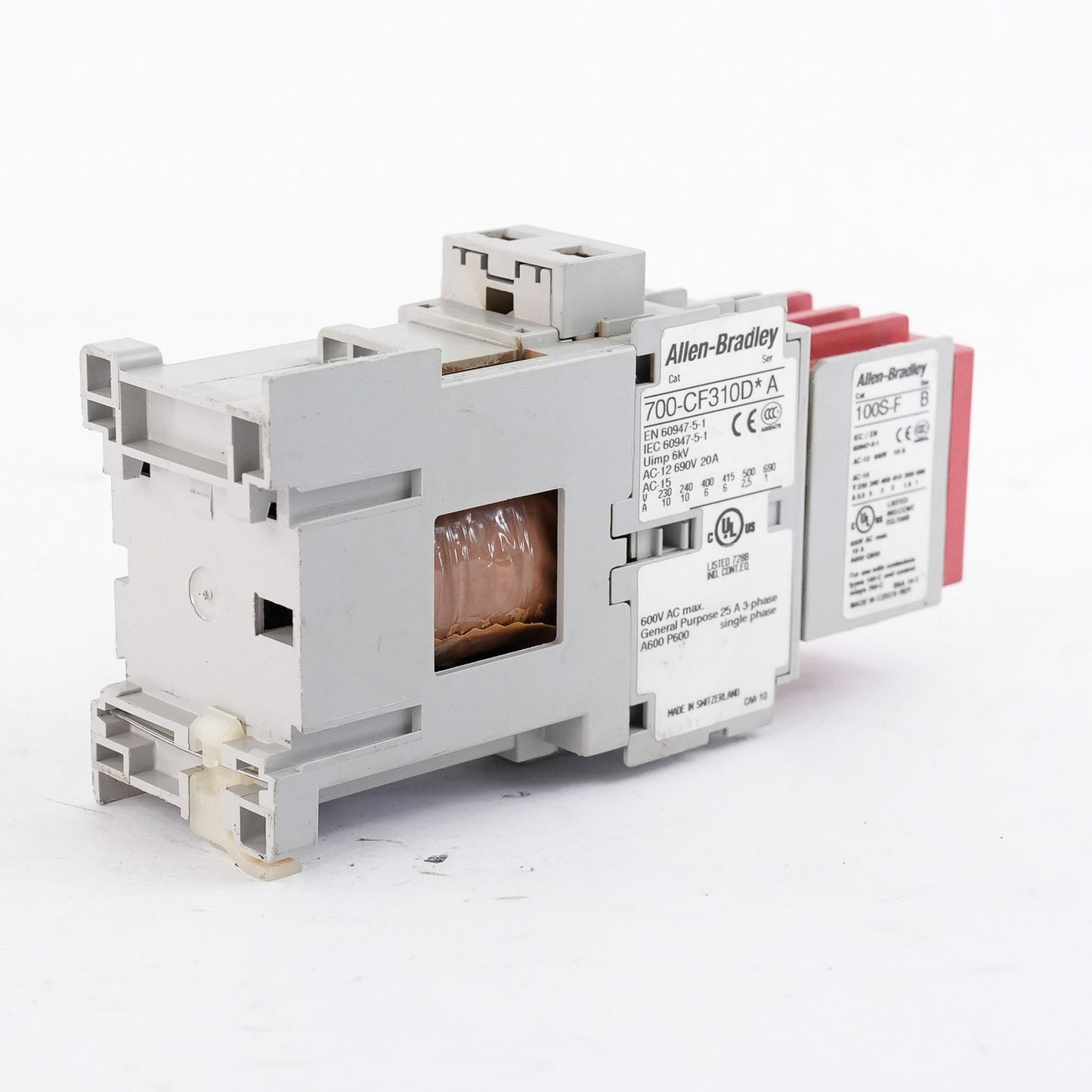 Allen Bradley 700-CF310D /A Control Relay + 100S-F/B 700CF310D 100SF