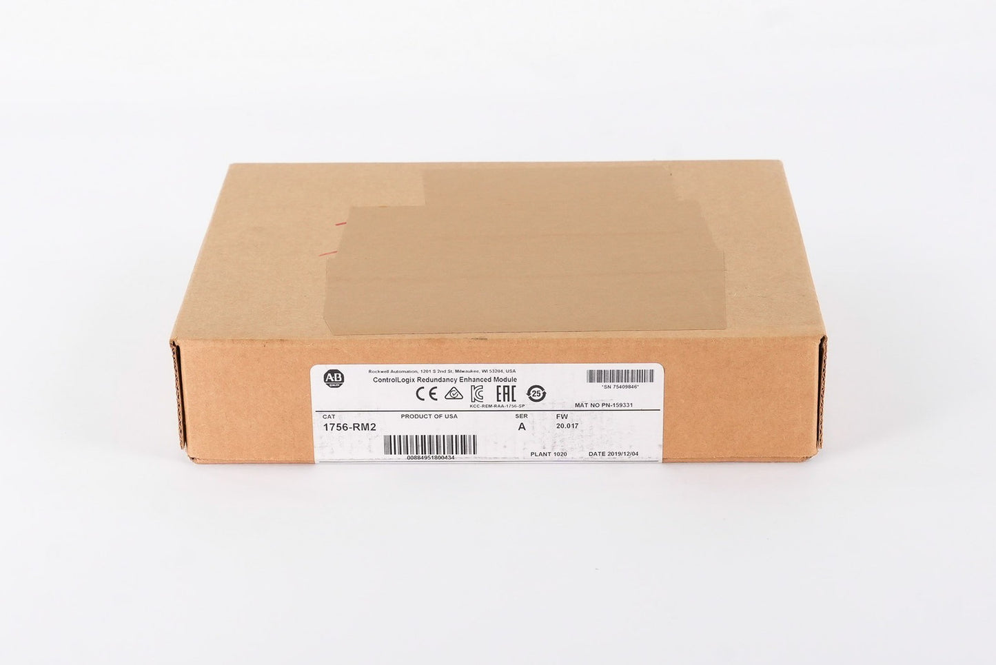 Allen Bradley 1756-RM2 /A ControlLogix Redundancy Module - Sealed Surplus