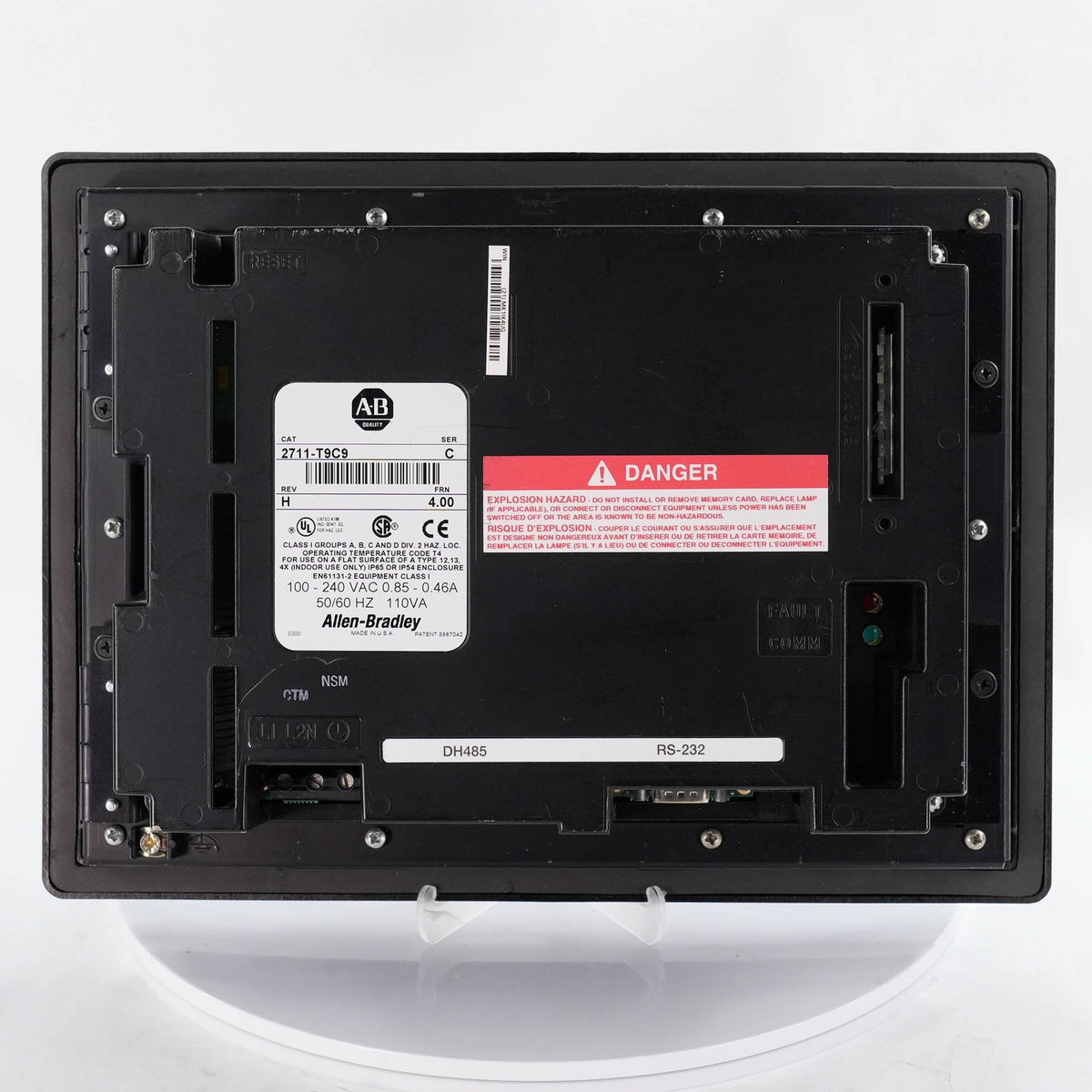 Allen Bradley 2711-T9C9 Ser C PanelView 900 Color Touch RS-232 85-264VAC Ser C