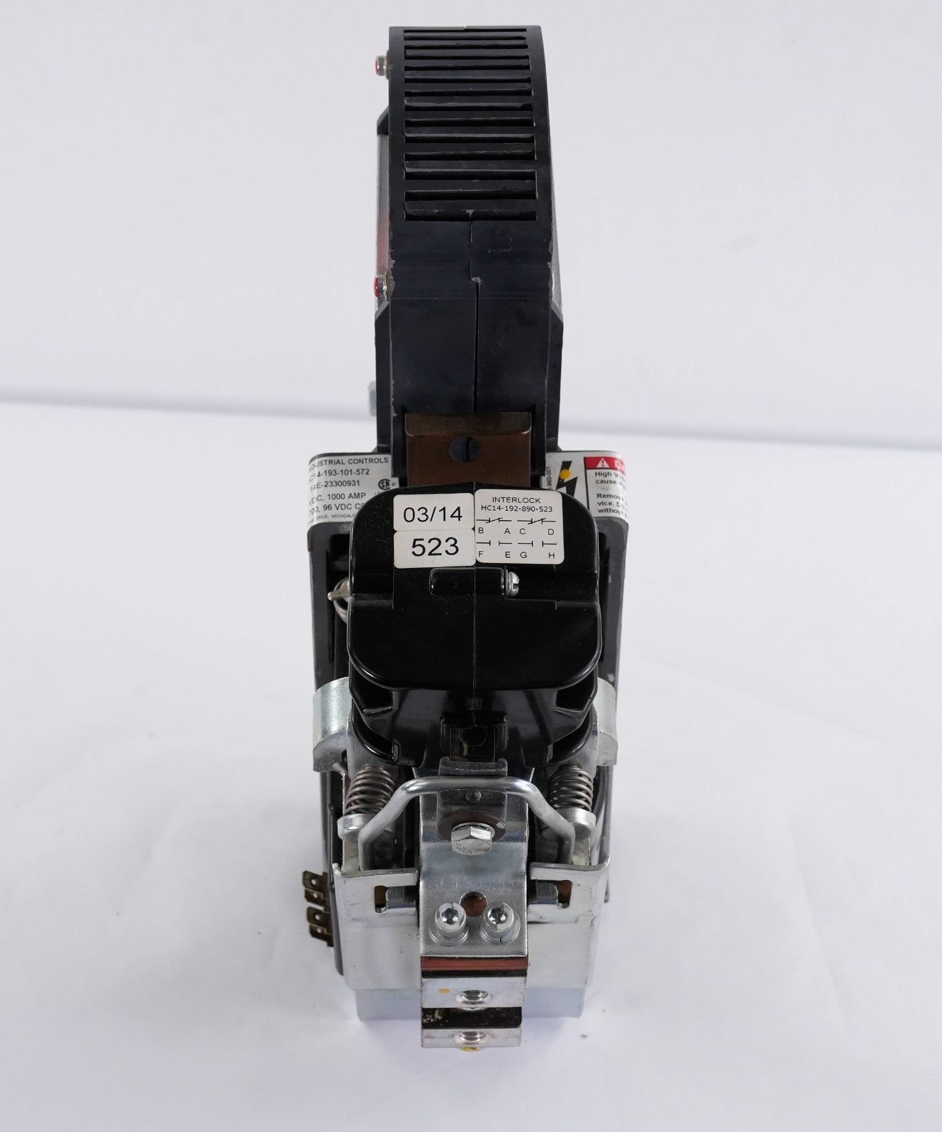 Hubbell HC14-193-101-572 DC Contactor 96V-DC 600V-DC 1000A / HC14193101572