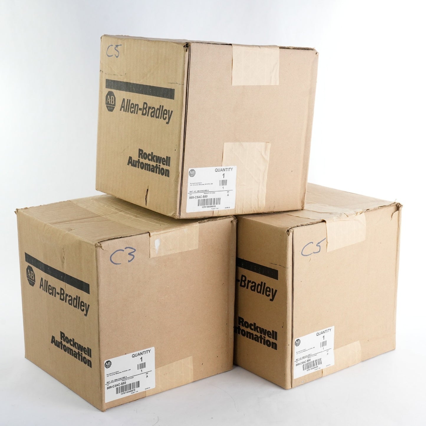 Allen Bradley 889-C3AC-S50 /A Yellow PVC Cable - Sealed Surplus