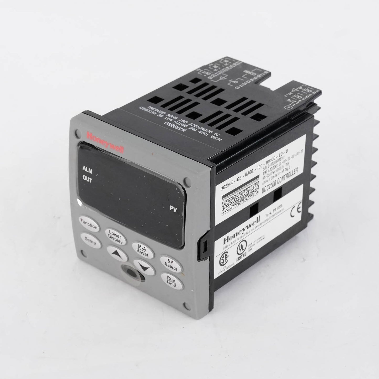 HONEYWELL DC2500-CE-0A00-100-00000-E0-0 UDC2500 Controller 90-250 VAC 50/60 Hz