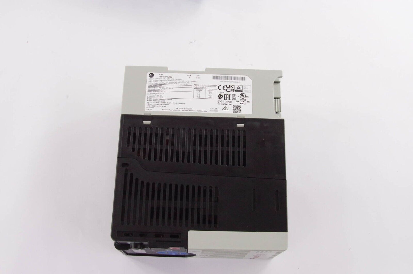 Allen Bradley 25B-V2P5N104 / 25BV2P5N104 Ser. A PowerFlex 525 120V 1-Ph 0.5HP