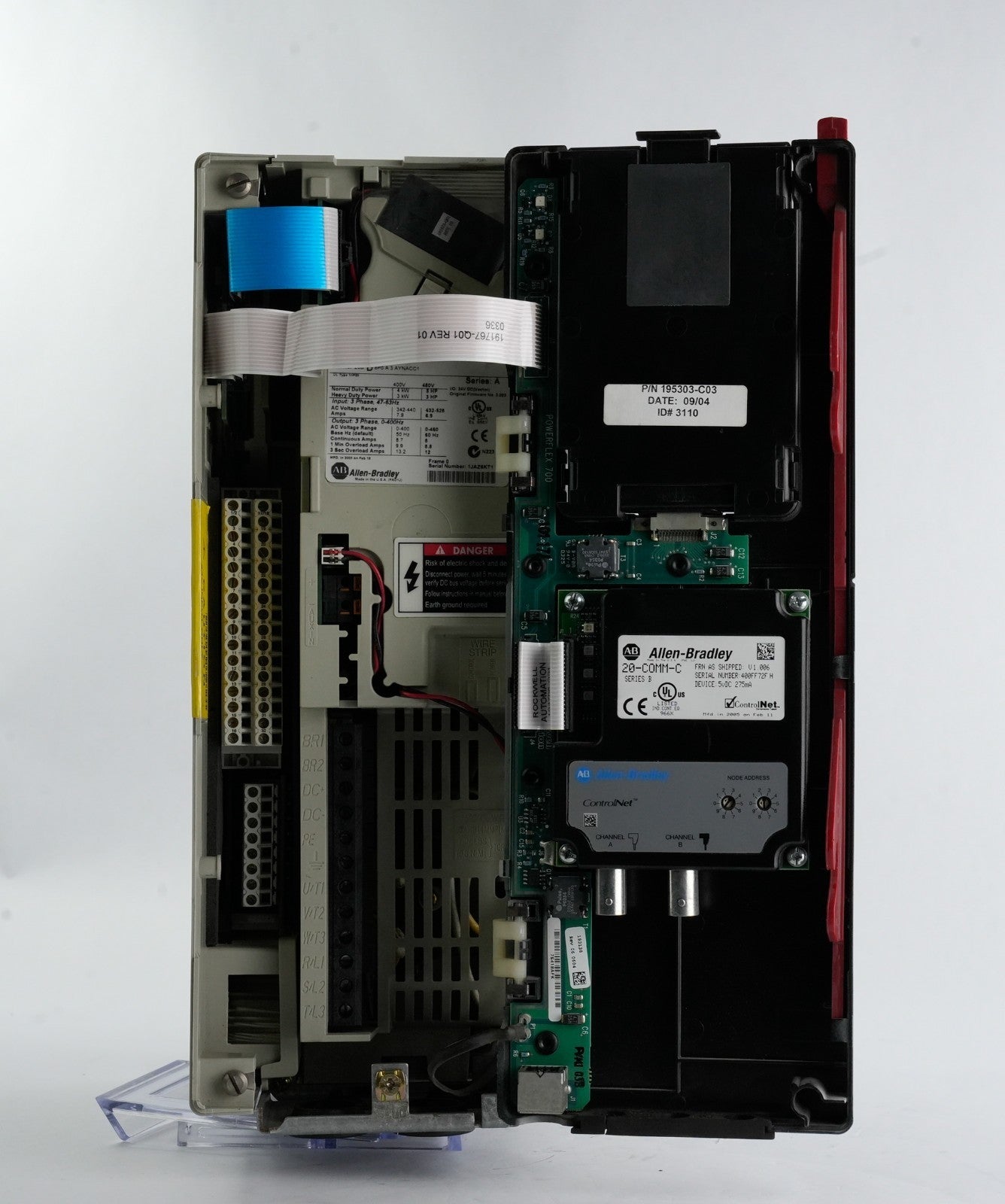 Allen Bradley 20BD8P0A3AYNACC1 /A PowerFlex700 AC Drive 480V 5hp