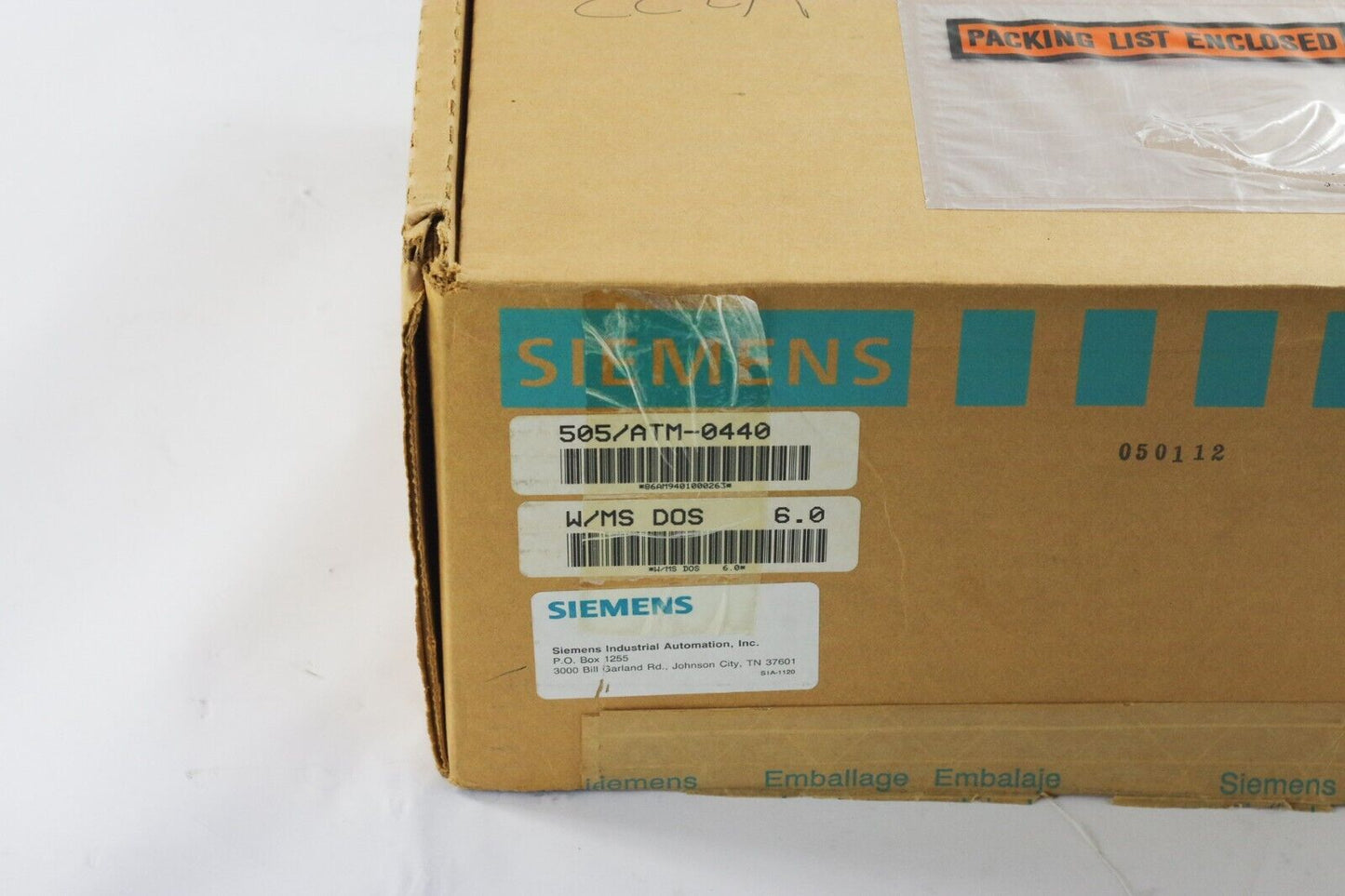 SIEMENS 505-ATM-0440 / 505ATM0440 386/ATM Coprocessor Simatic TI505 - New Open