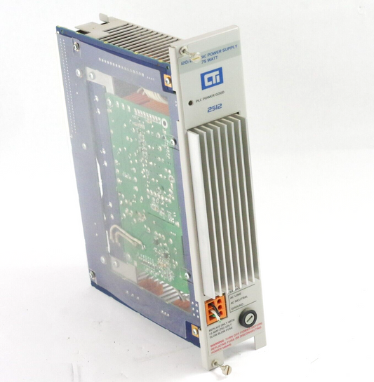 CTI 2512 PLC Power Supply 120/240 VAC / 75W For Siemens 505