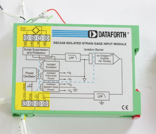 DATAFORTH DSCA38 Strain Gage Input Signal Conditioner