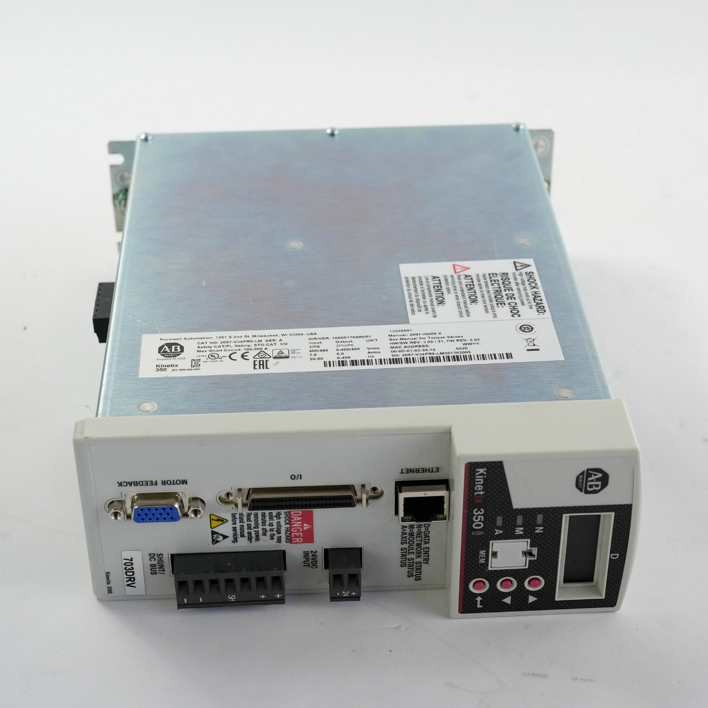Allen Bradley 2097-V34PR6-LM /A Kinetix 350 Servo Drive + 1 Year Warranty