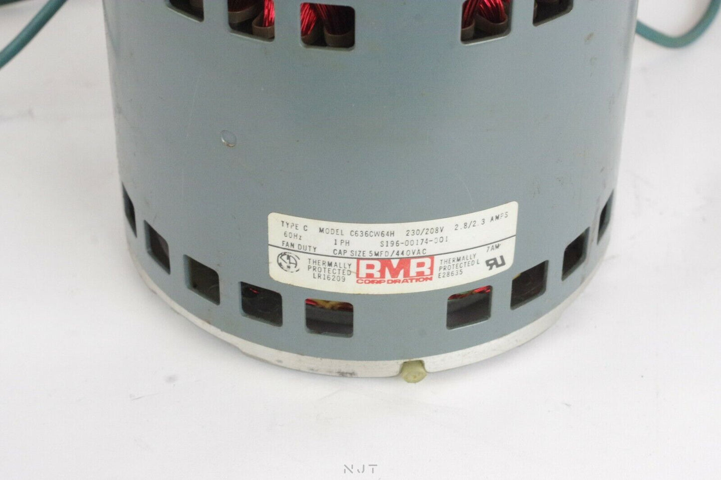 RMR Type C C636CW64H 230/208V 2.8/2.3 Amps S196-00174-001 Electric Motor