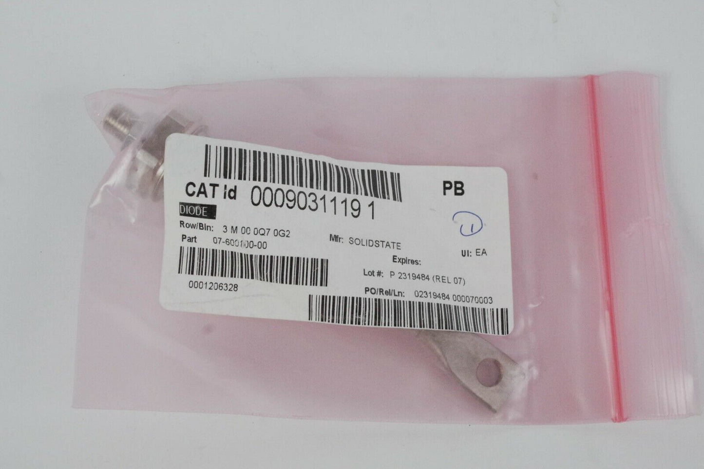 NEW SOLIDSTATE PRX 600100-00 DIODE 1309 3268 #030 MA Solid State 07-600100-00