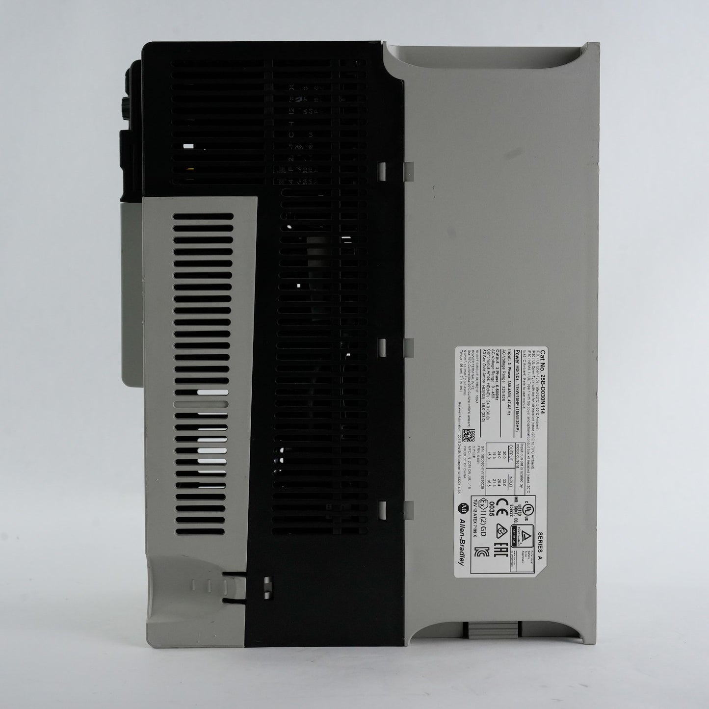 Allen Bradley 25B-D030N114 /A PowerFlex 525 3-Phase AC Drive 25BD030N114 15HP