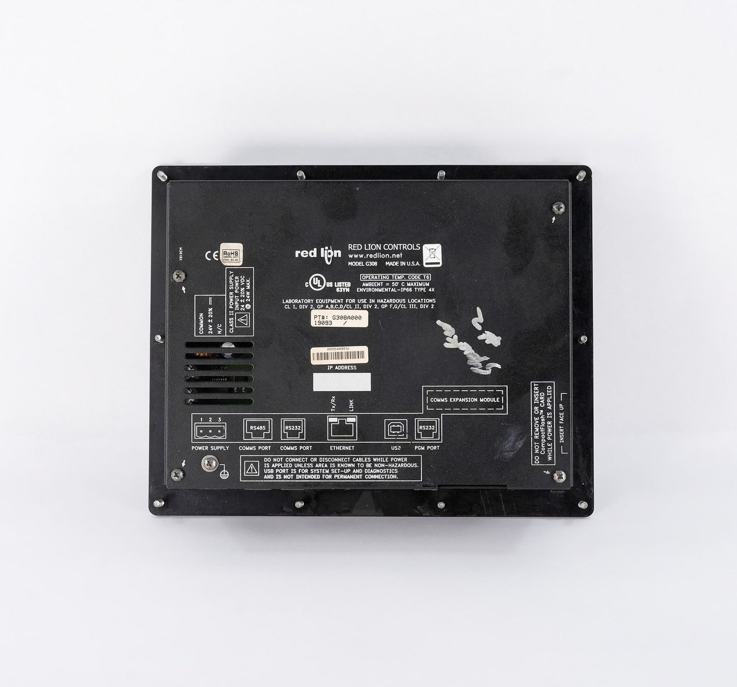 Red Lion Controls G308A000 Operator Interface Display Panel G308