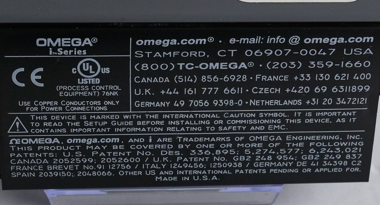 Omega Engineering CNi854 90-240V 4W 1/8 TEMP/PROC CONTROLLER
