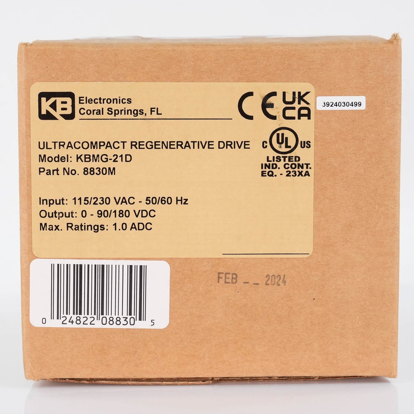 KB Electronics KBMG-21D 8830M Ultracompact Regenerative DC Drive 1/2-1HP KBMG21D
