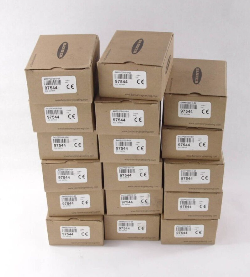 BANNER Q4XFPCOD310-Q8 97544 Q4X SERIES RUGGED LASER DISTANCE SENSOR -Surplus New