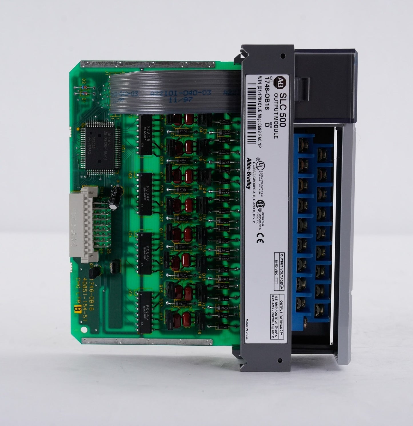 Allen Bradley 1746-OB16 /D SLC500 Output Card Module 1746OB16 - Open Box