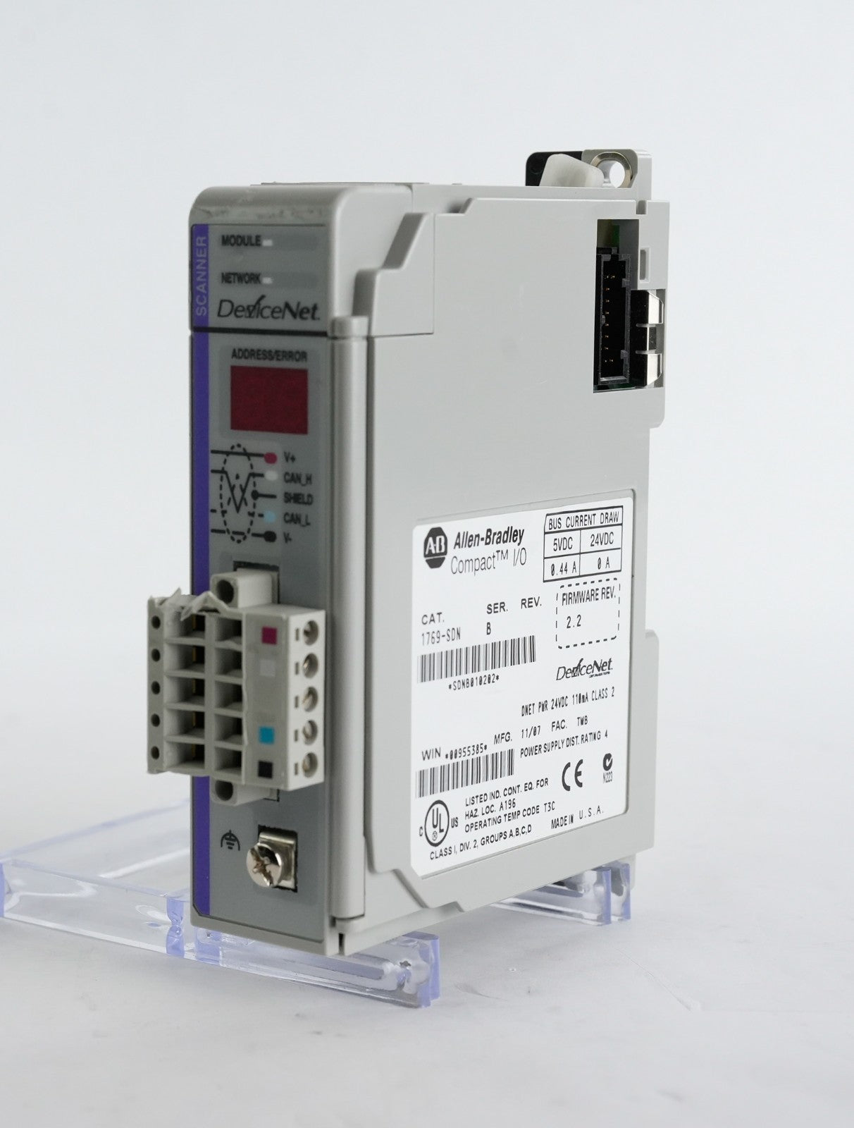 Allen-Bradley 1769-SDN /B Compact I/O DeviceNet Scanner Module 1769SDN