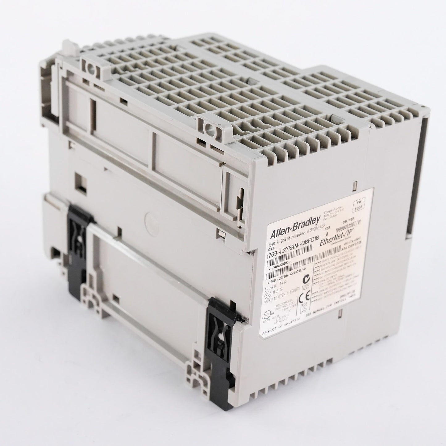 Allen Bradley CompactLogix 1769-L27ERM-QBFC1B Controller 24VDC 1769L27ERMQBFC1B