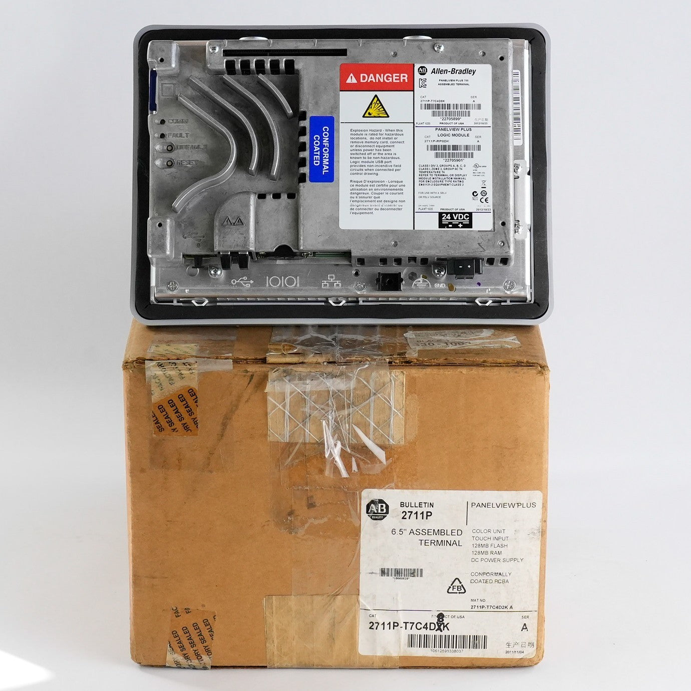 Allen Bradley 2711P-T7C4D8K /A Panelview Plus 700 2711p-RP8DK  Not Original Box
