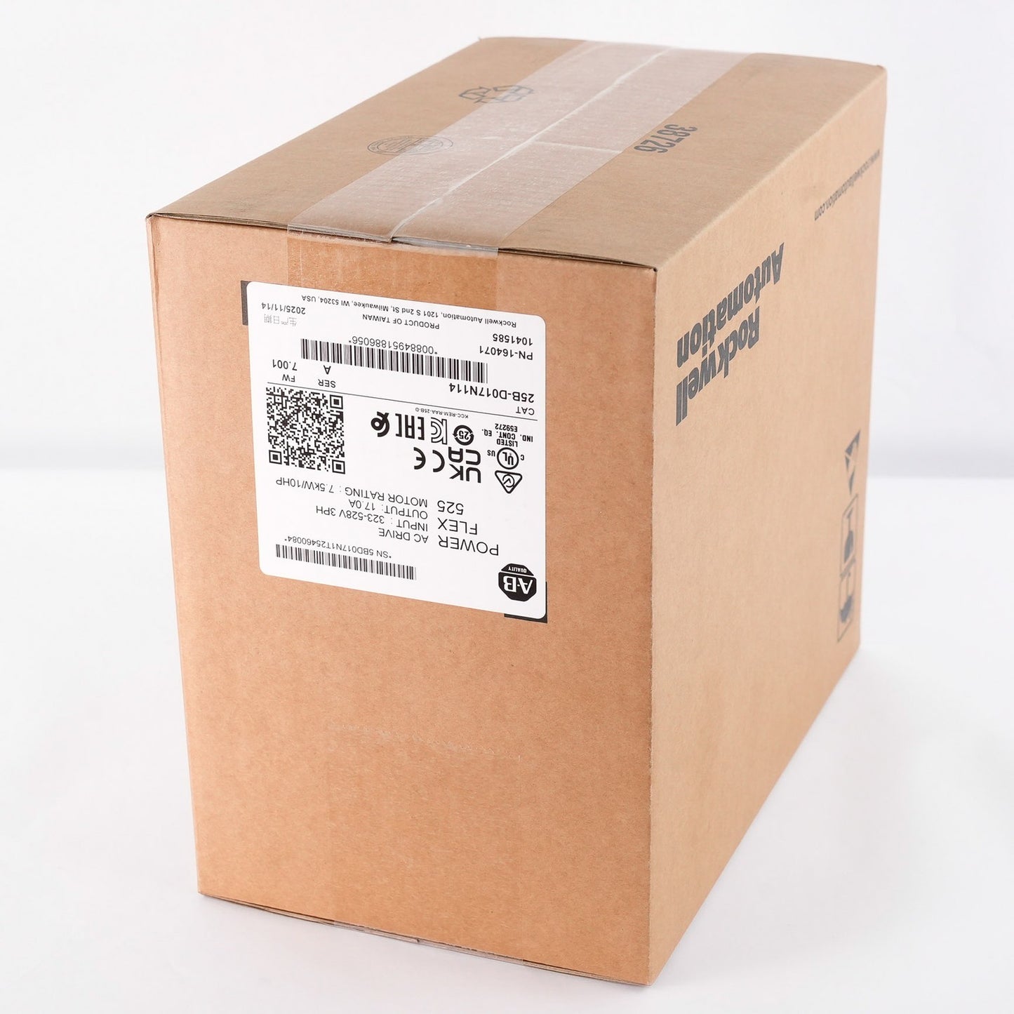 Allen Bradley 25B-D017N114 /A PowerFlex 525 AC Drive 3-Ph 10HP - Sealed Surplus