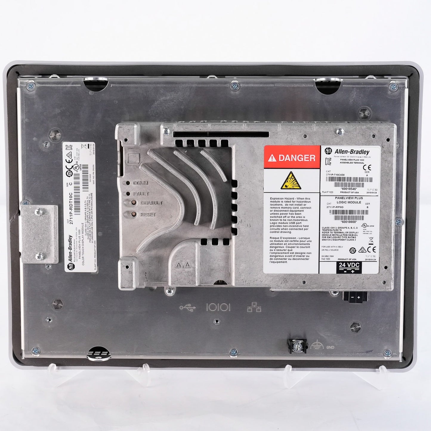 Allen Bradley 2711P-T10C4D8 /A PanelView Plus 1000 + RP8D/B