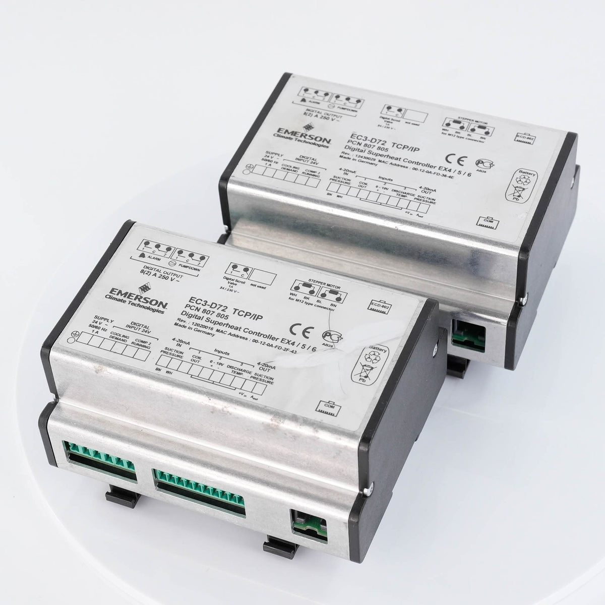 Emerson EC3-D72 Digital Superheat Controller with TCP/IP 807805 EC3D72 24VAC