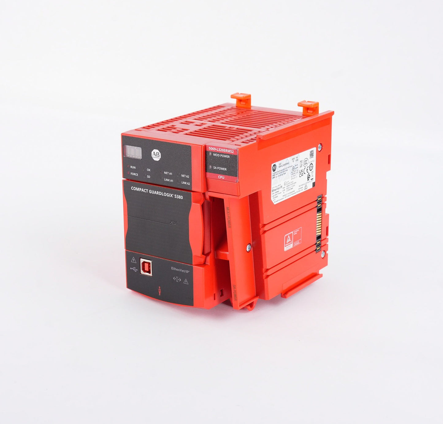 Allen Bradley 5069-L320ERMS2 /B Compact GuardLogix 5380 Safety Controller Red