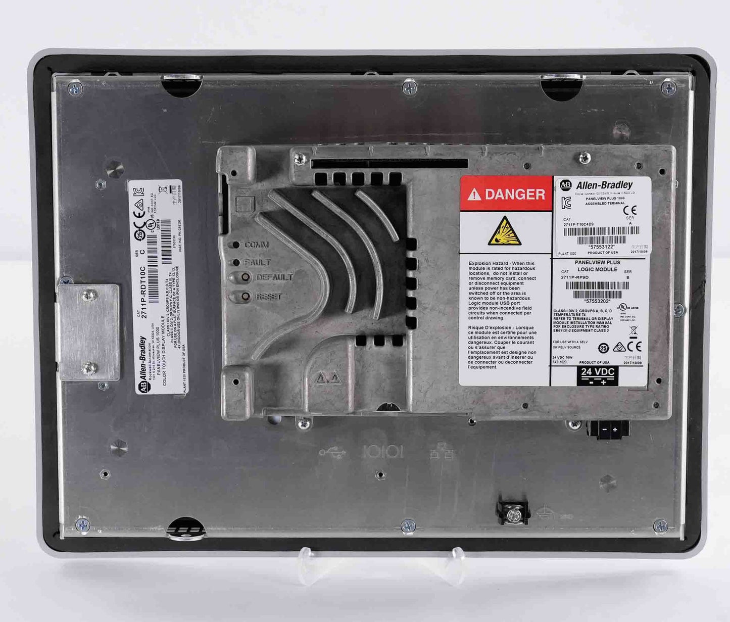 Allen Bradley 2711P-T10C4D9 /A PanelView Plus 1000 Color Touch + RP9D /B Logic