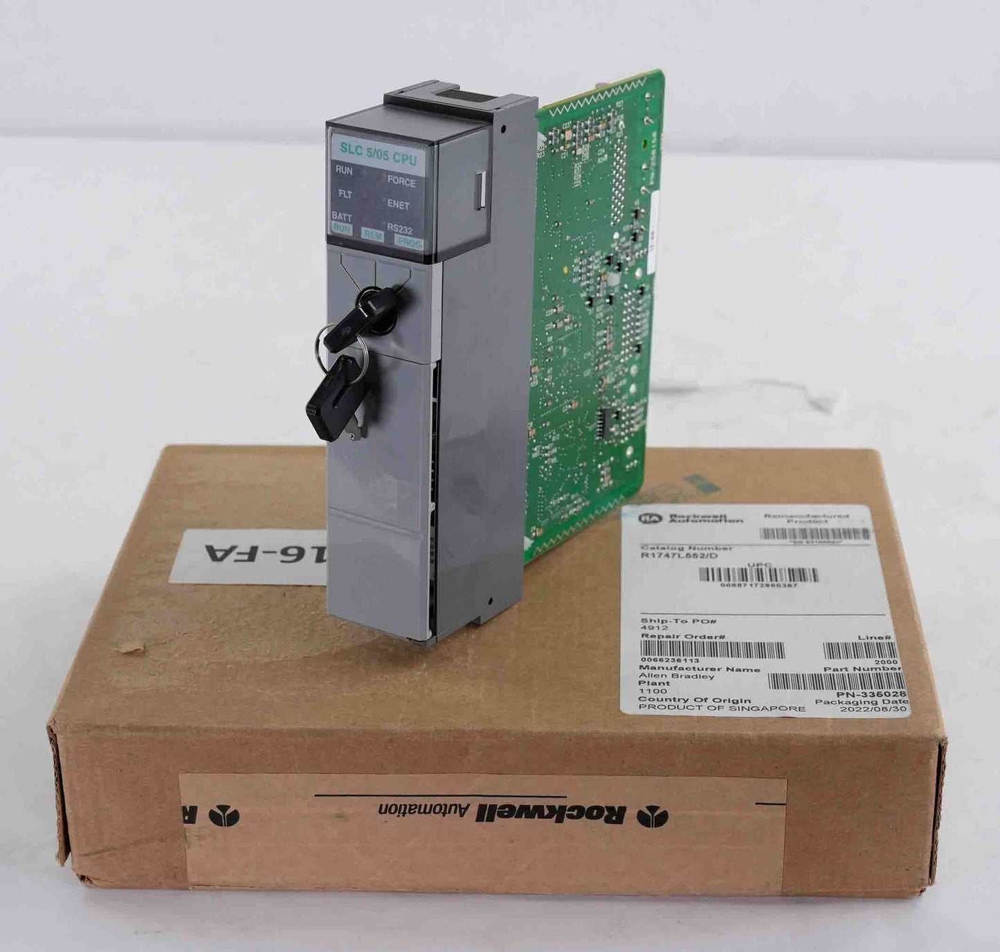 Allen Bradley 1747-L552 /D SLC 5/05 CPU Processor 32K Memory - Refurbished