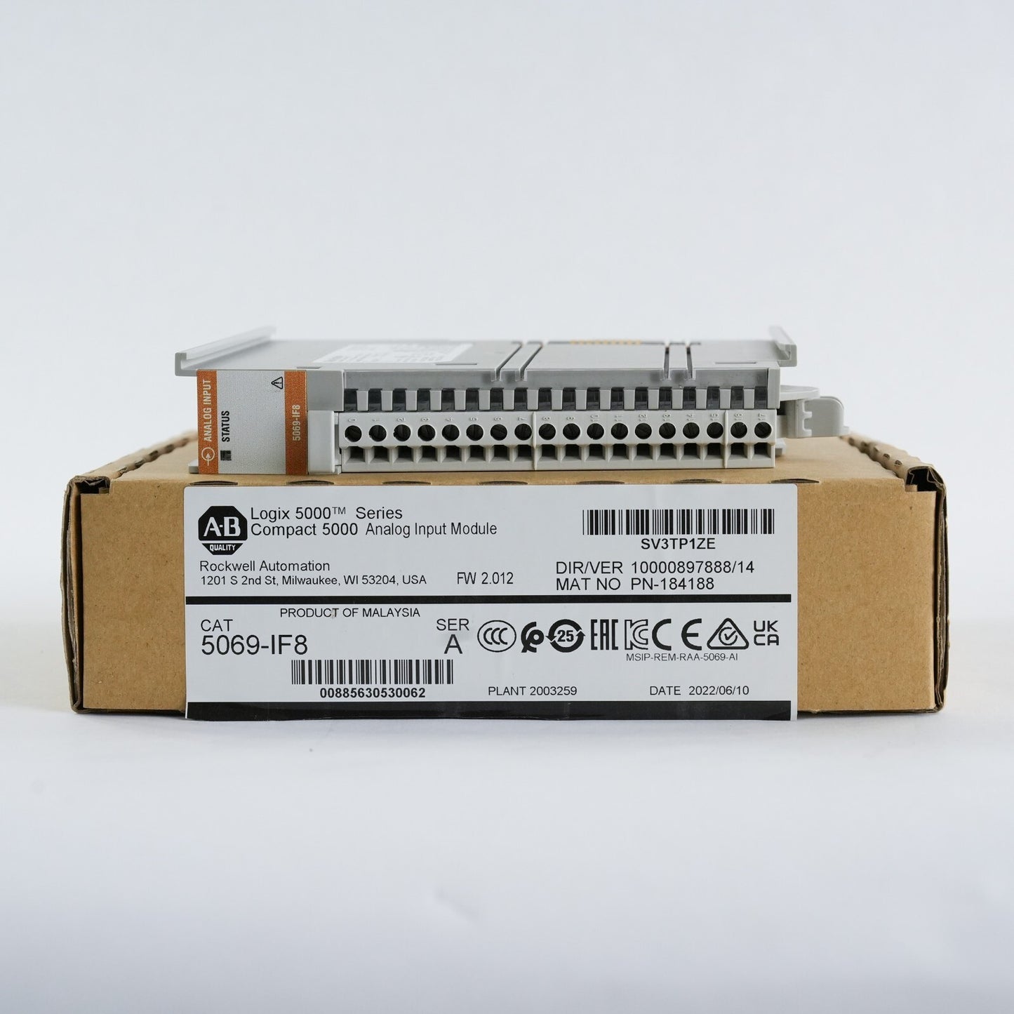 Allen Bradley 5069-IF8 /A Compact Logix 5000 Input Module 8 Point