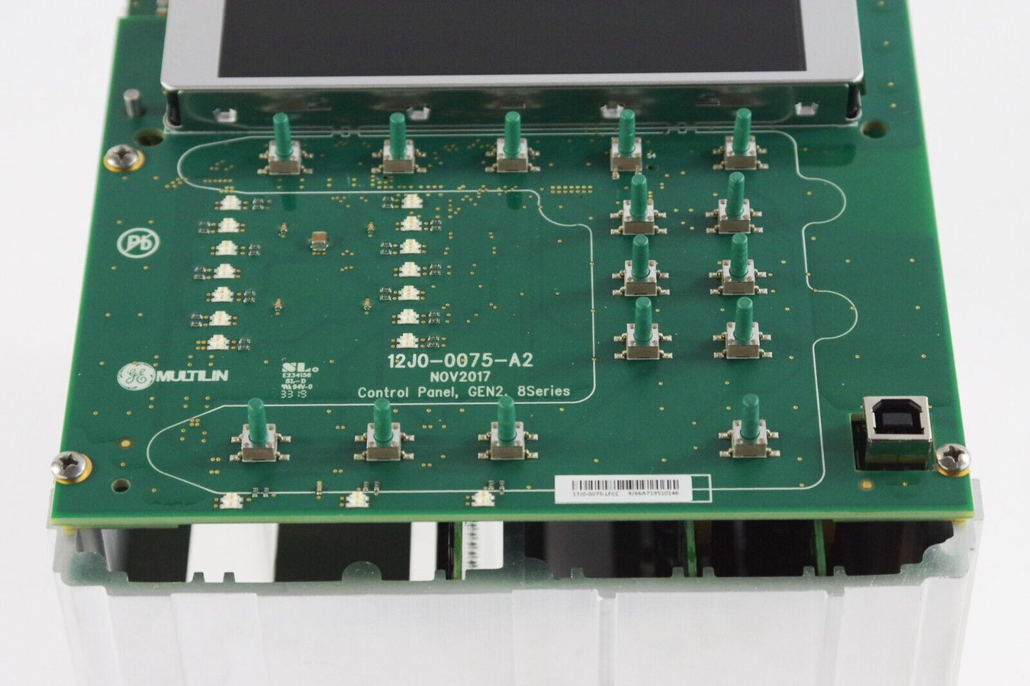 GE Multilin Faceplate and Control Board Front Panel 12J0-0075-A2 Gen2 8 Series