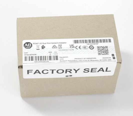 Allen Bradley 1734-AENTR SER C Point I/O Dual Port Adaptor Module 2023 Sealed