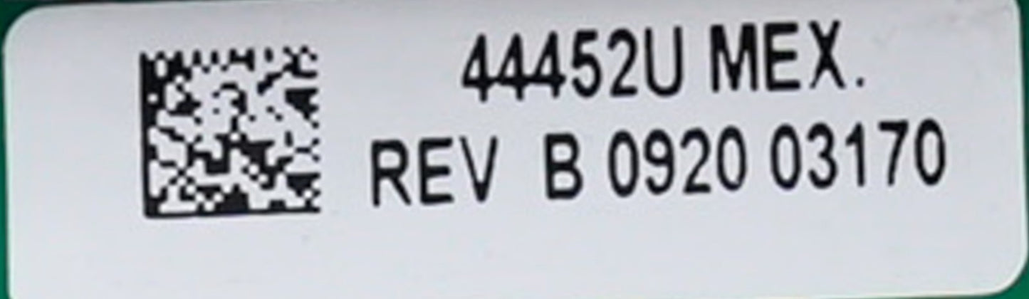 Pentair 44452U MEX. Rev B 0920 03170 Circuit Board