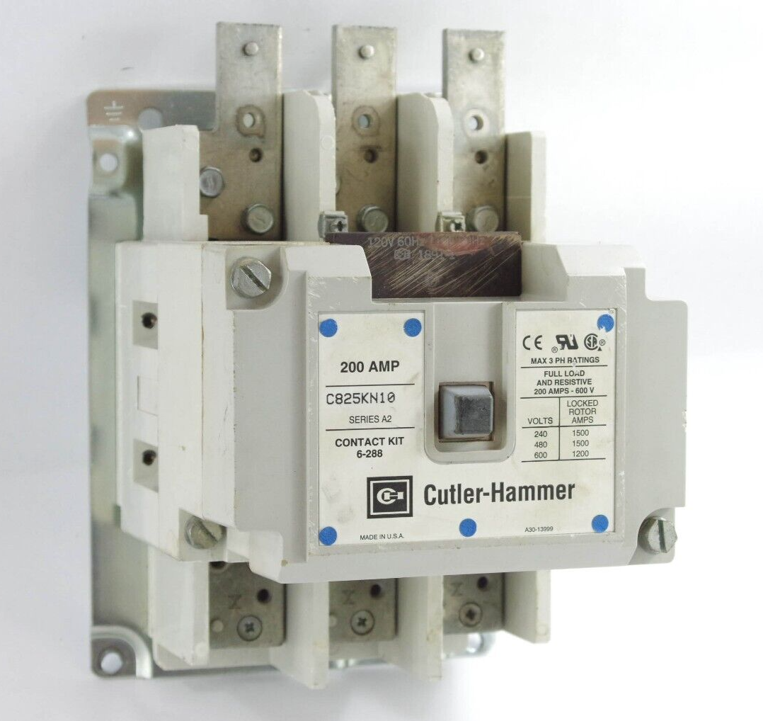 Cutler Hammer C825KN10 Contactor Contact Kit 6-288 Series A2 200Amp 600V