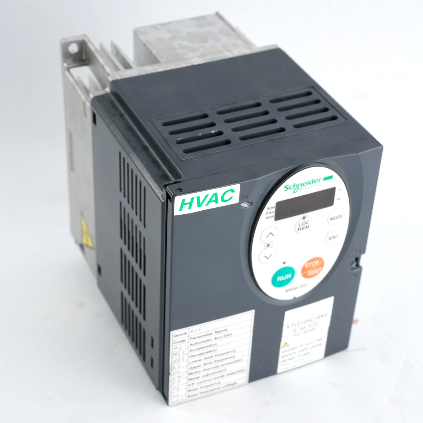 Schneider Electric ATV212HU15N4 1.5kW 2HP 480V 3PH Variable Speed Drive