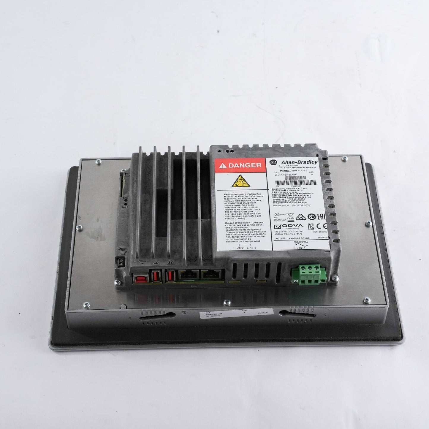 Allen Bradley 2711P-T9W22A9P /A PanelView Plus 7 Color Touch 9" 100-240V
