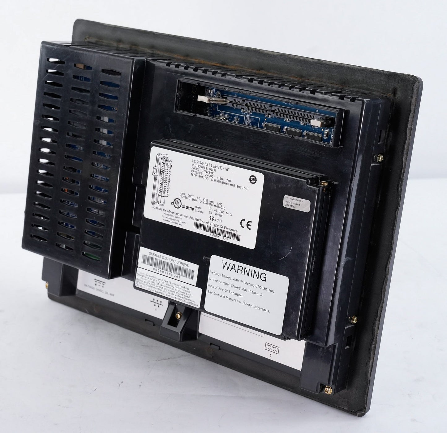 GE FANUC QuickPanel View ES1201R Display Panel HMI IC754VGI12MTD-HF