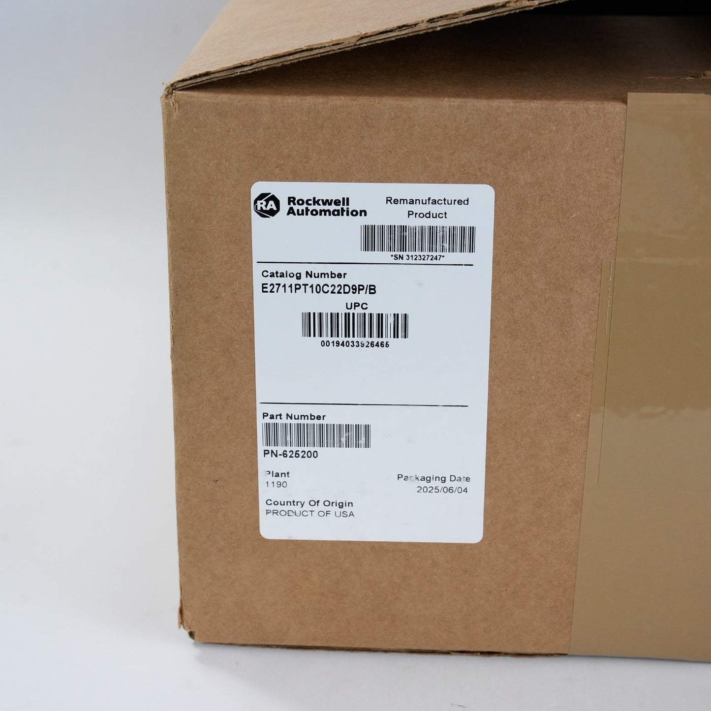 Allen Bradley 2711P-T10C22D9P /B PanelView Plus 7 Remanufactured E2711PT10C22D9P