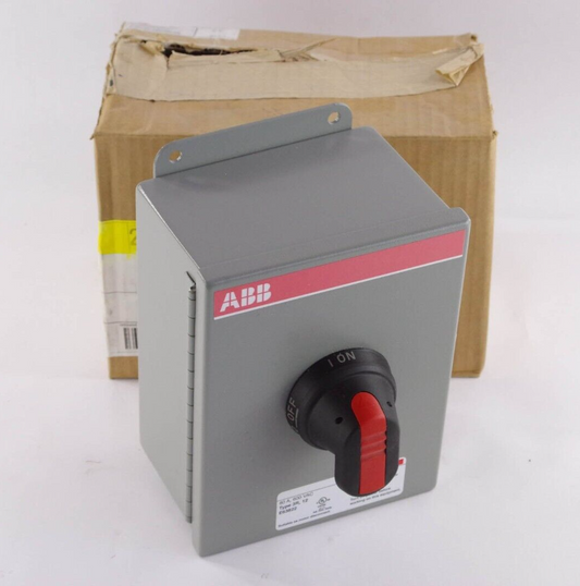 ABB EOT63U3M3-P 1SCA022823R9060 Enclosed Switch Disconnector Type 3R 80A 600VAC