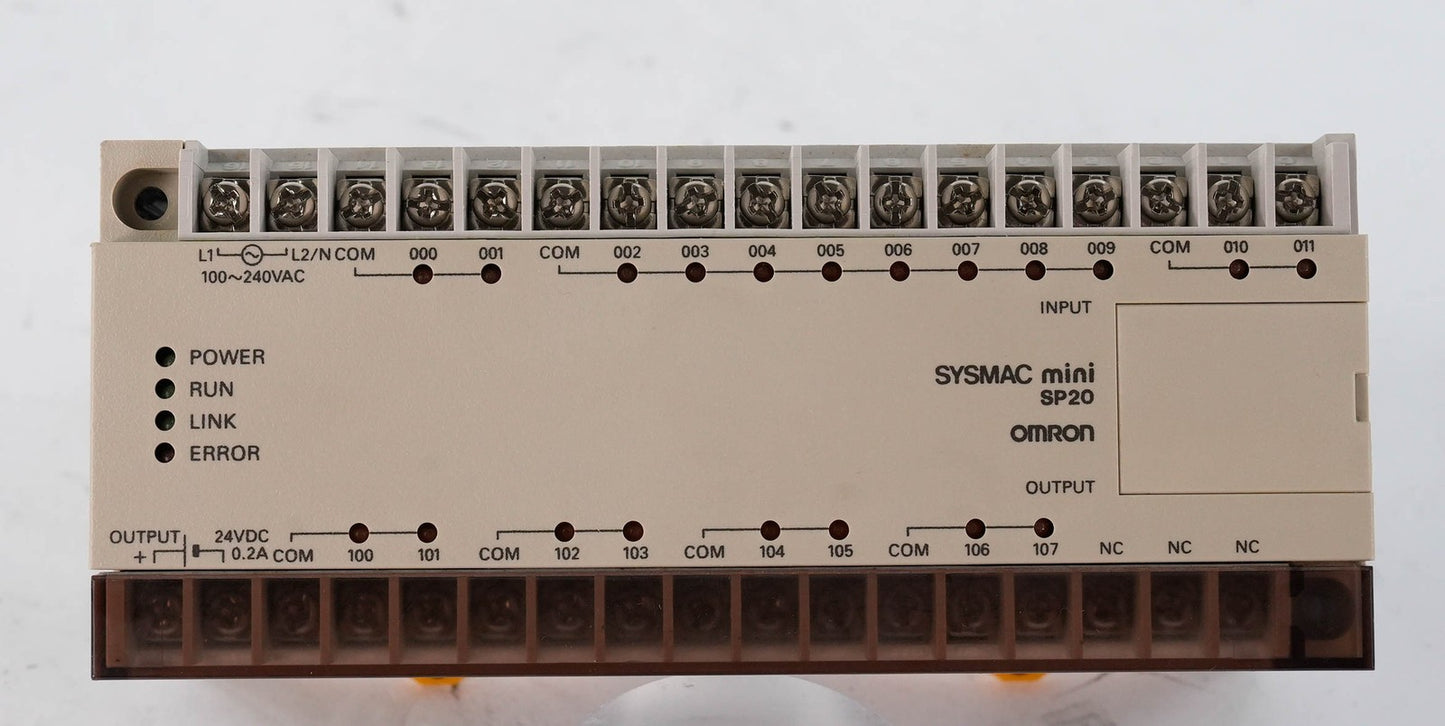 OMRON SP20-DT-A Programmable Controller 12 Input 8 Output SP20DTA Unit