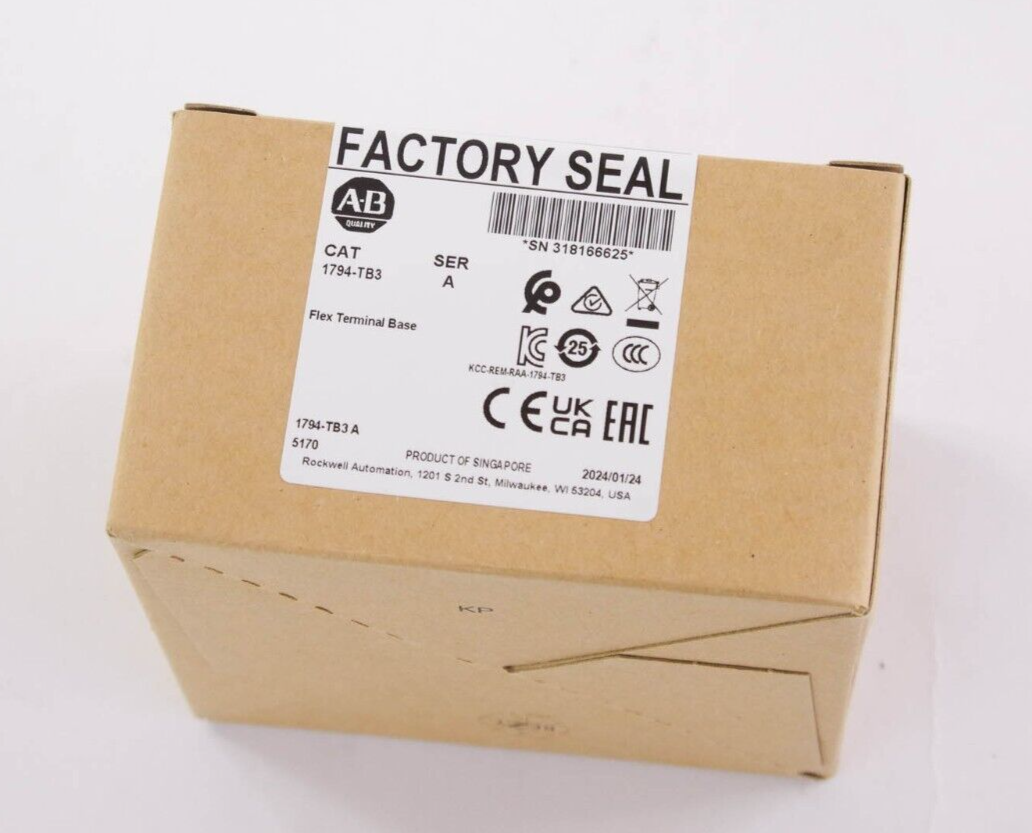 Allen Bradley 1794-TB3 / 1794TB3 Ser A Flex Terminal Base