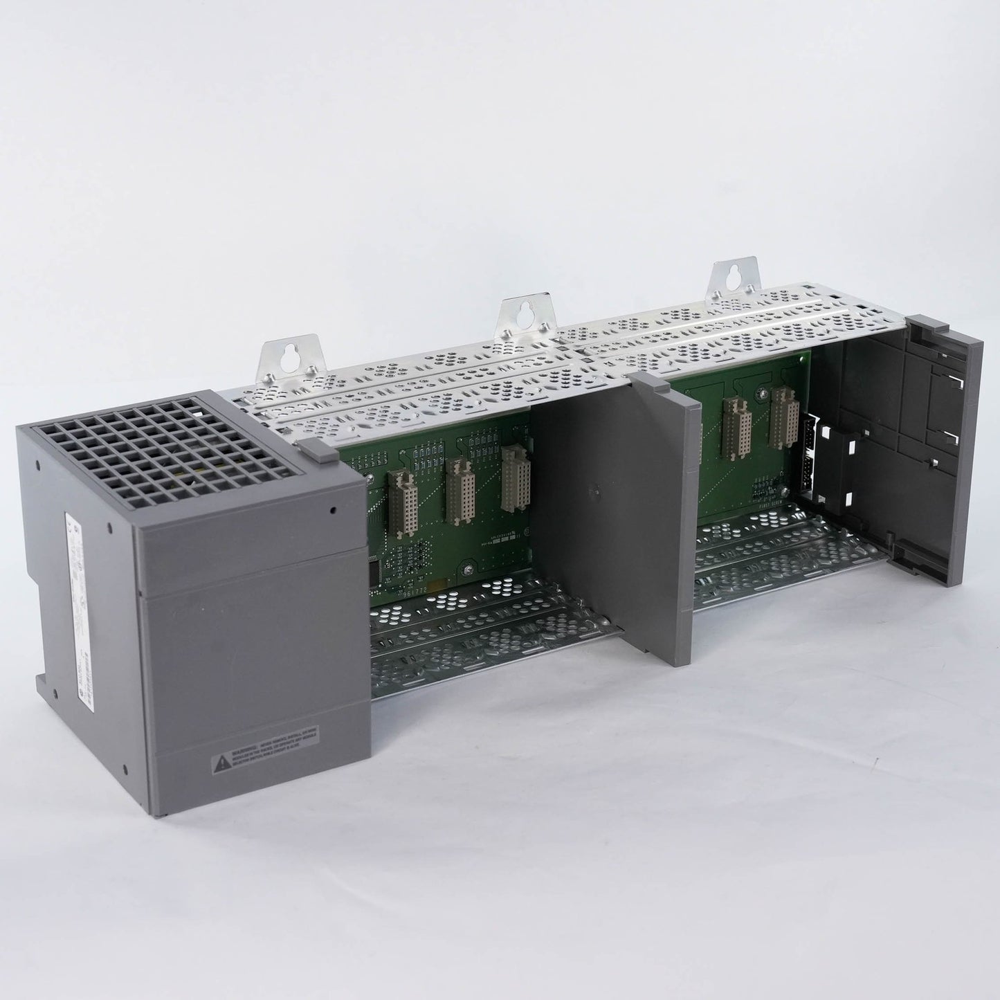 Allen Bradley 1746-A10 Ser B 10-Slot Chassis w/ 1746-P4 Power Supply 85-265 VAC