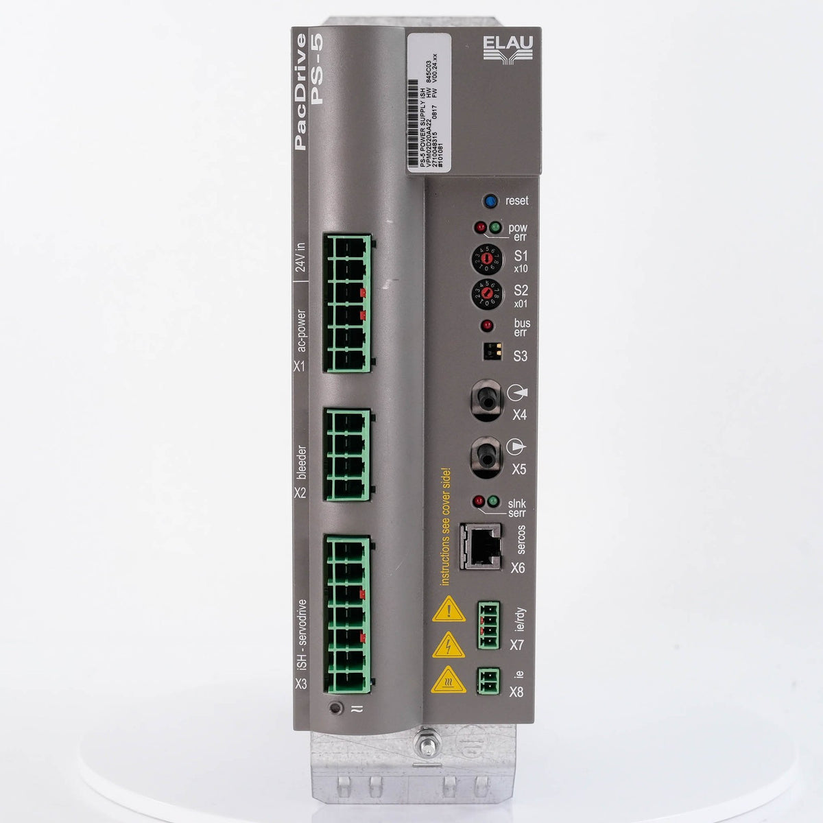 Schneider Electric Pacdrive VPM02D20AA22 PS-5 POWER SUPPLY ISH 845C03