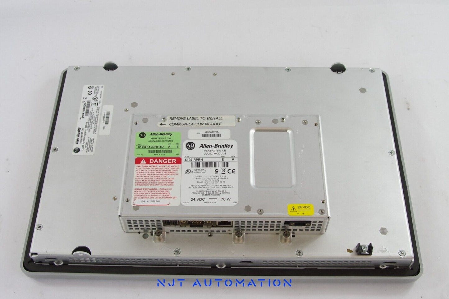 ALLEN BRADLEY 6182H-12BRH4D VERSAVIEW CE 1250 Computer | 6189-RDB12C + RPRH /E