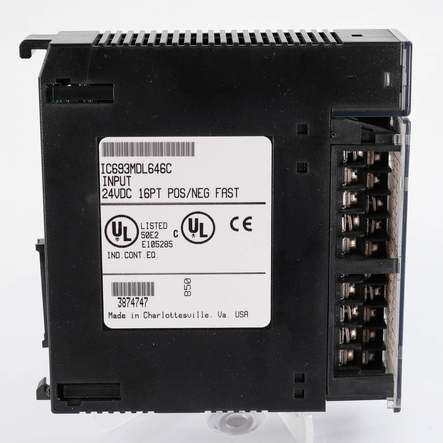 GE FANUC IC693MDL646C Series 90-30 24 VDC 16PT POS/NEG Logic Input Module Fast