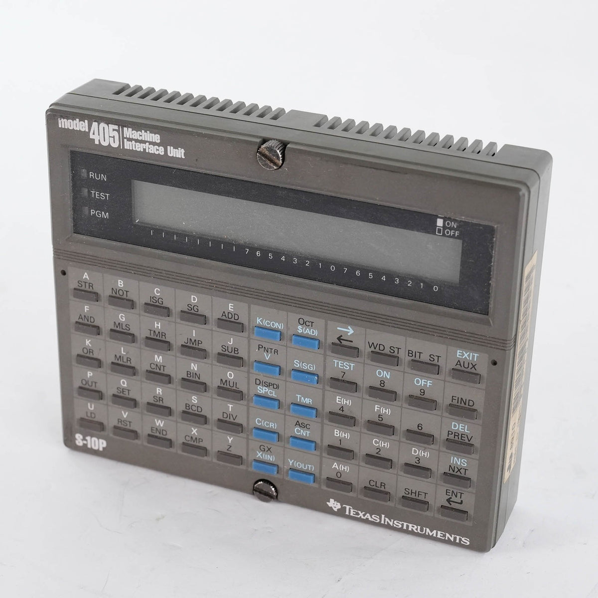 Texas Instruments Model 405 S-10P Machine Interface Unit Keypad S10P