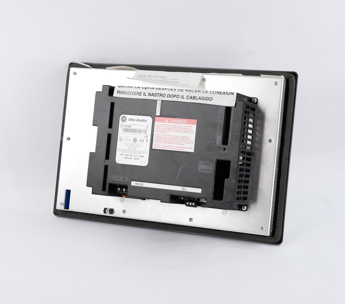 Allen Bradley 2711-K10G8 /E PanelView 1000 Grayscale Keypad HMI 2711K10G8