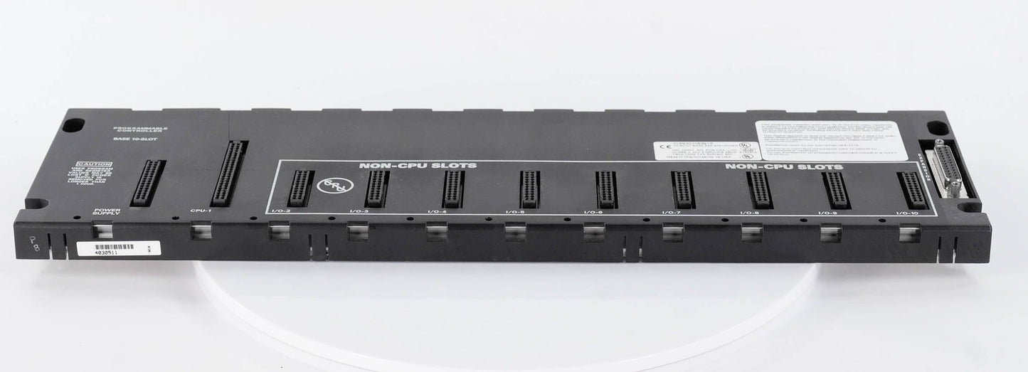 GE FANUC IC693CHS391K Series 90-30 PLC 10-Slot Modular Expansion Base