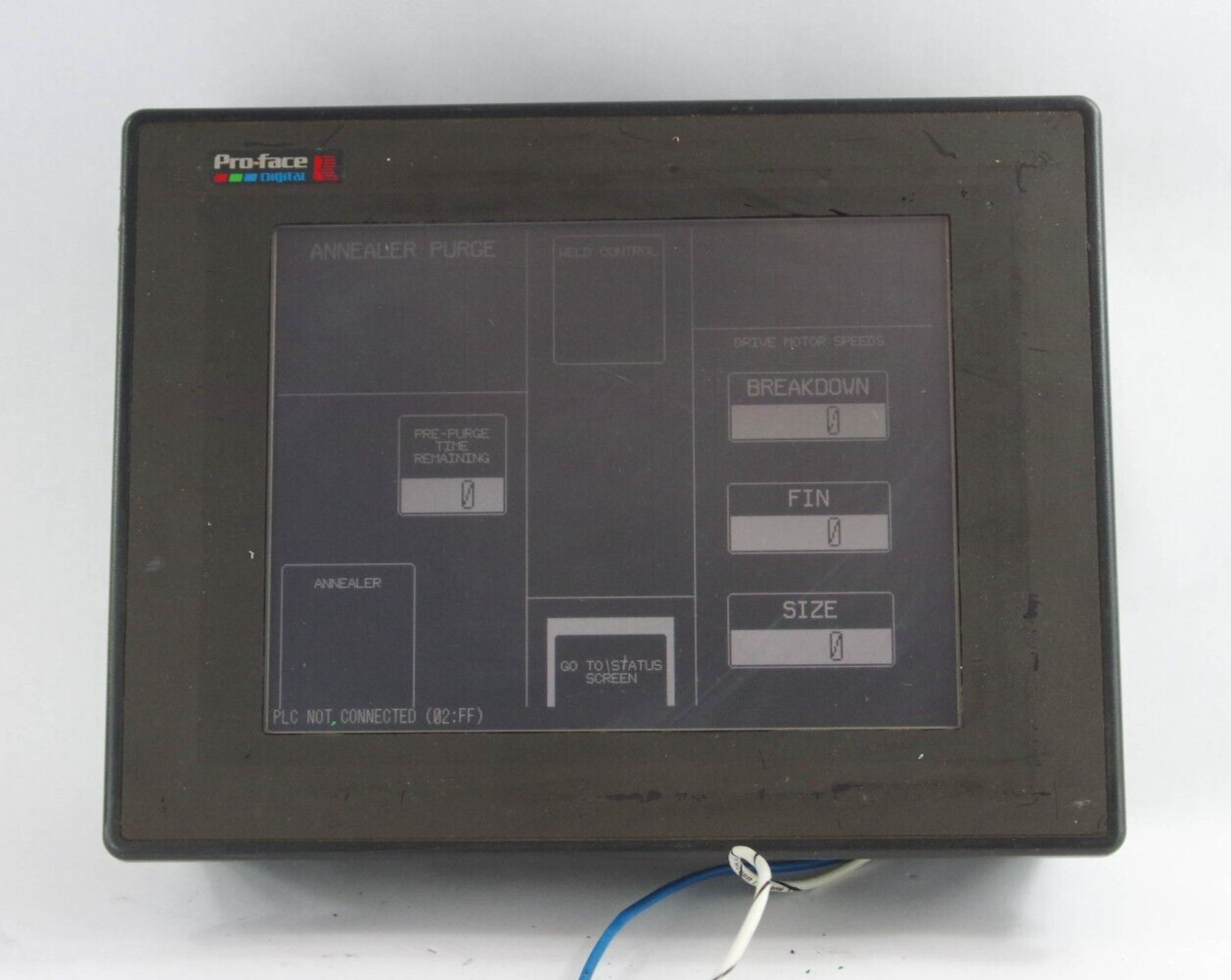 Pro-face GP577R-TC41-24VP / GP577RTC4124VP Model 2780027-02 Control Touch Panel