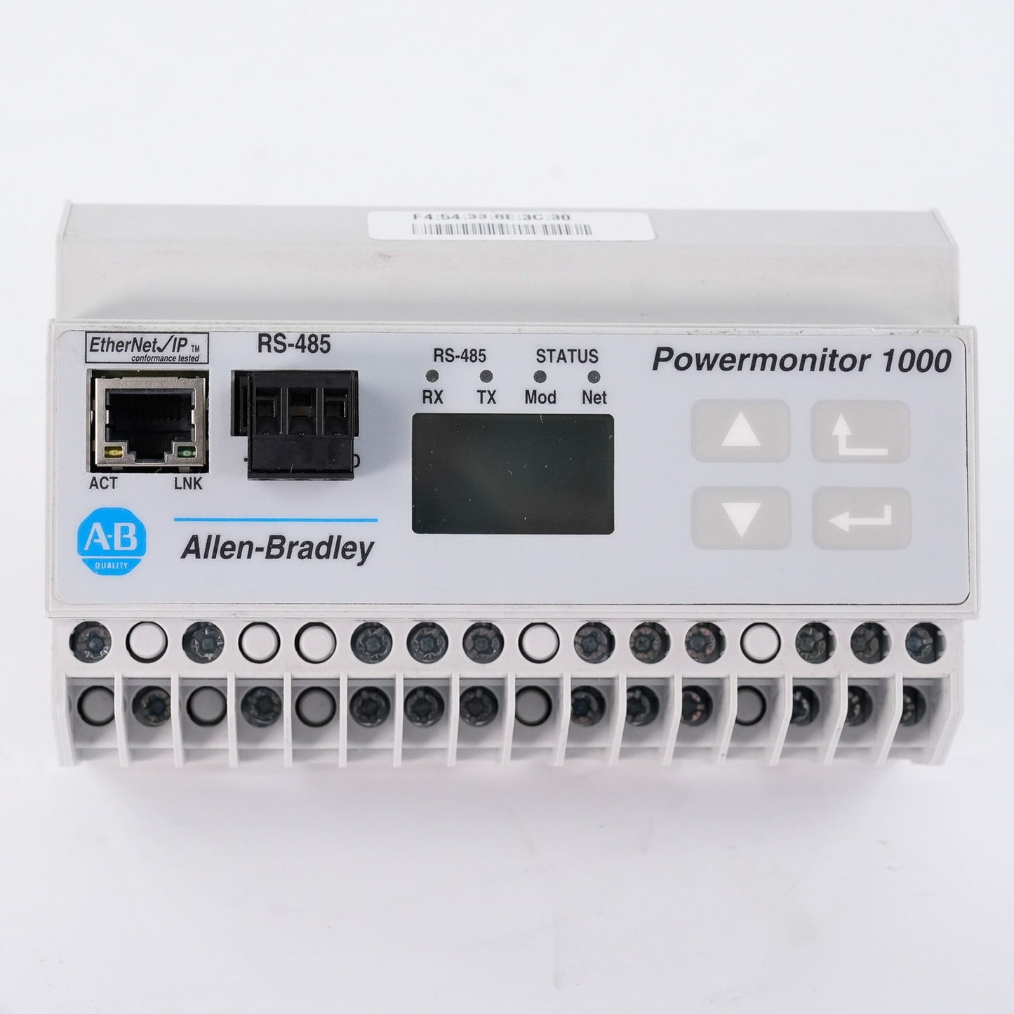 Allen Bradley 1408-TS3A-ENT /B PowerMonitor 1000 FRN 4.019 1408TS3AENT